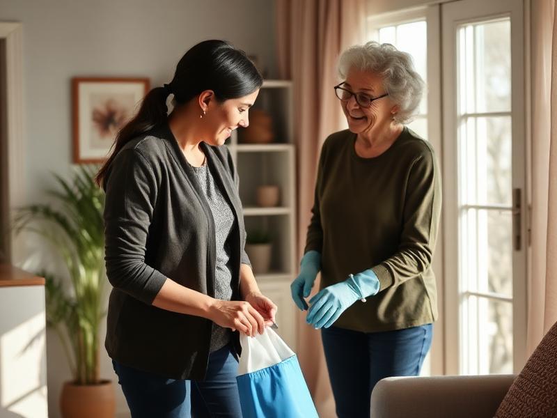 Senior home care cleaning service